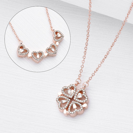 Magentic folding heart pendant